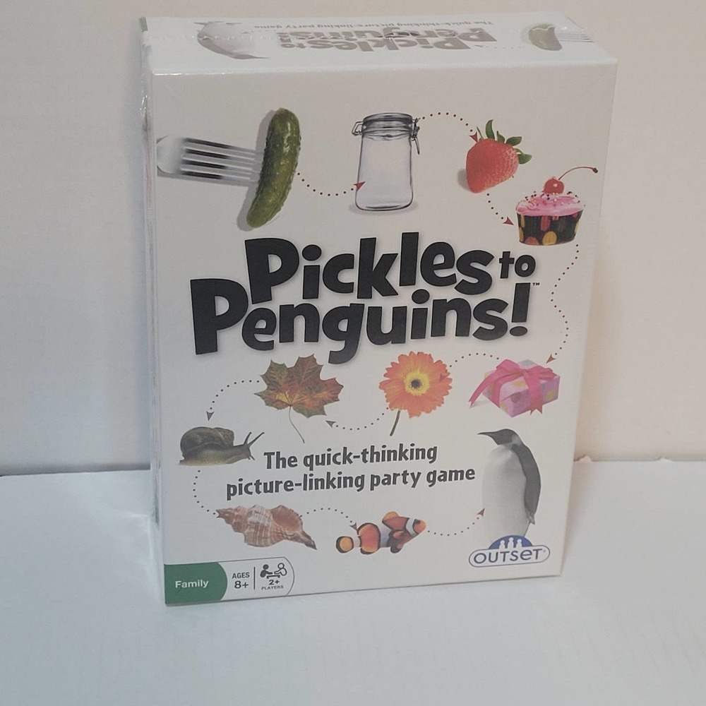 Pickles To Penguins Game Quick Thinking Picture Linking Party Game NIB